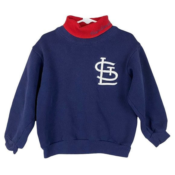 Majestic Other - Vintage St. Louis Cardinals Majestic Turtleneck Pullover Size 5T Embroidered USA
